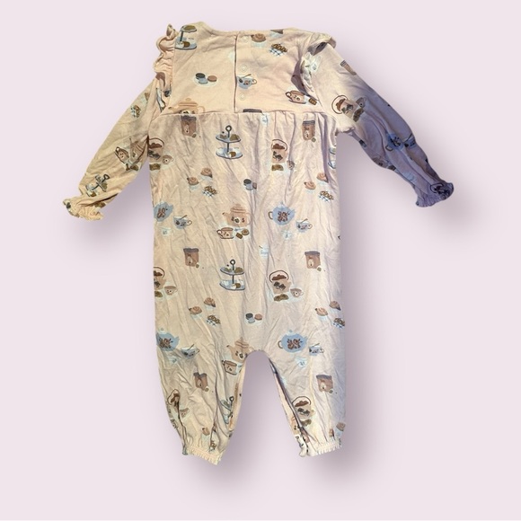 Angel Dear Ruffle Sleeve Romper Tea Party - Picture 3 of 5